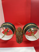 Vintage French Louis XV Rococo Gold Gilt Brass Wall Sconce