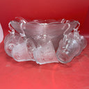 Vintage Elements23-Piece Glass Punch Bowl Set