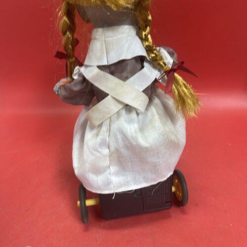 ANIMATED 12” Tri-Cycle RED HEAD GIRL FIGURE "ALL I WANT TO DO IS PLAY WITH YOU"