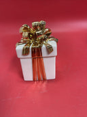 Lenox Keepsake Box w/ Removable Lid & Lavish 24 Karat Gold Bow