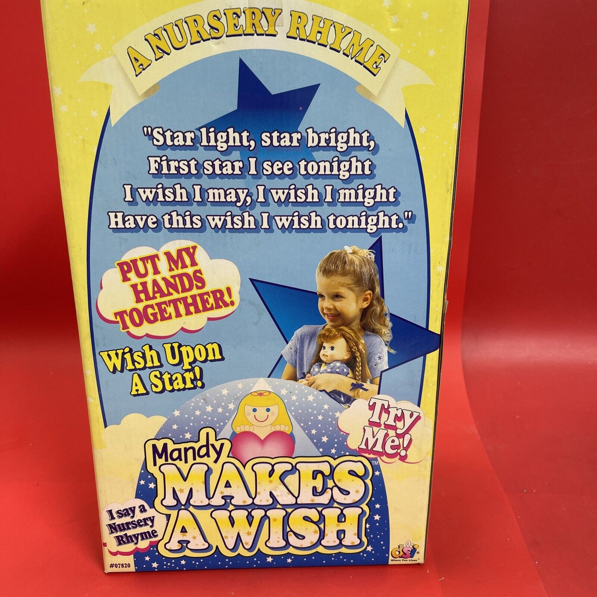 MANDY Makes A Wish Doll Wish Upon A Star Rhyme 2000 DSI Toys