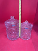 Dublin Crystal Biscuit Box.  Shannon Crystal by Godinger- New-Lot 2