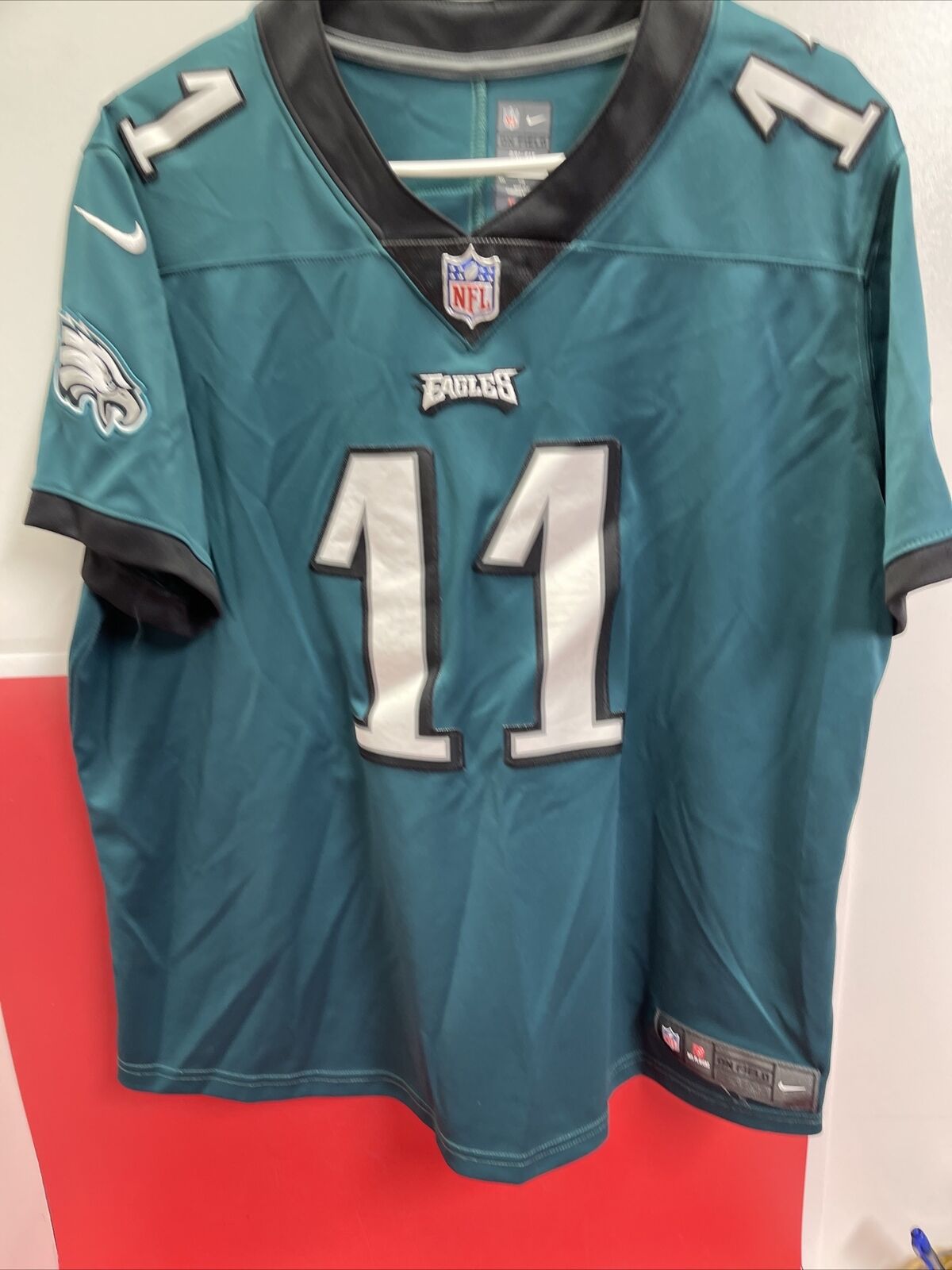 Philadelphia Eagles Carson Wentz Jersey Mens XXL  Nike On Field Dri Fit