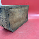 WWI M1917 Browning Machine Gun Wooden Dovetailed Wood Ammunition Ammo Box WW1