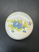 Vintage  Ceramic Flower Design Jewelry Trinket Box/Made in Taiwan, Lot Of 2
