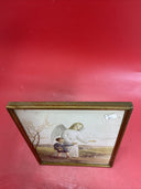 Vintage Religious Guardian Angel Frame Stand