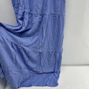 Market & Spruce Estella Smocked Back Maxi Dress Blue Sz L