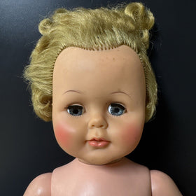 Vintage 1961 Ideal Toy Corp K-21-L & K-22 Doll With Blue Eyes 22”