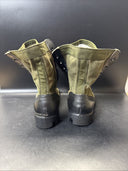 VTG US Military RO Jungle Combat Boots Green Spike Hot Weather Size 5 1/2