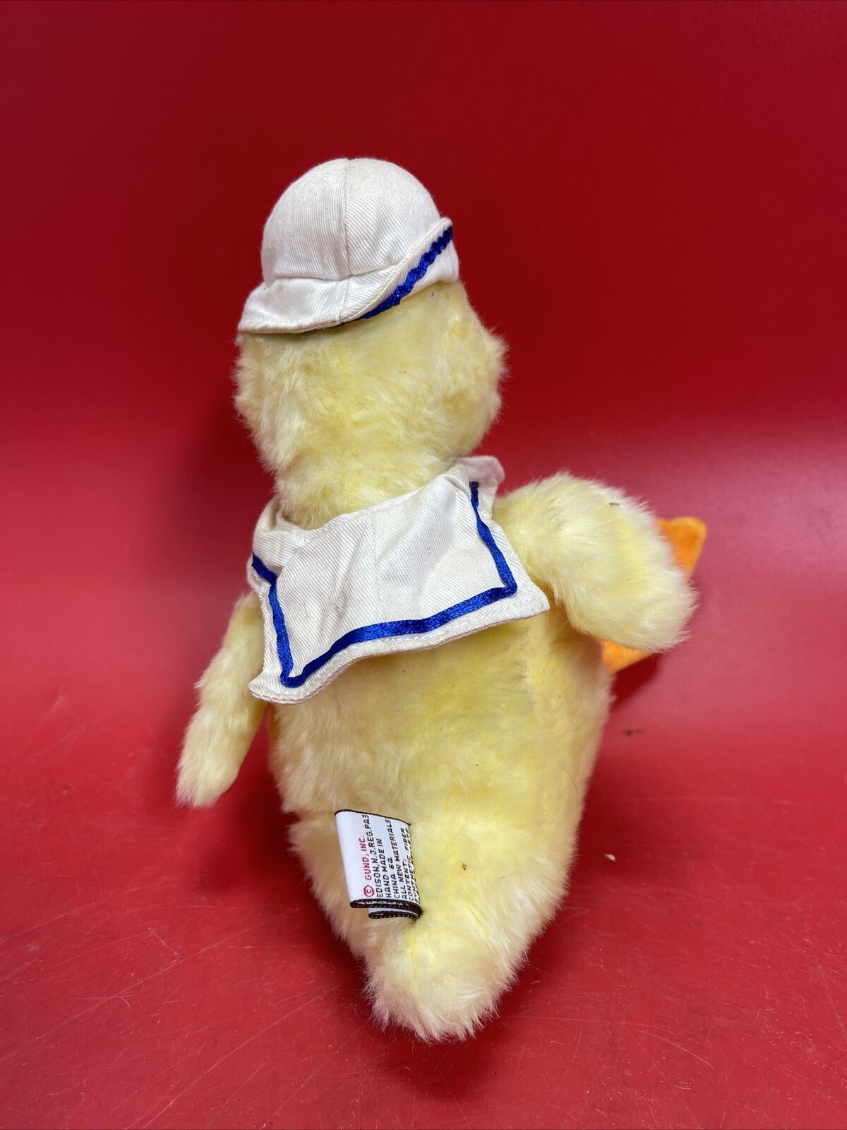 Gund Quackerjack Yellow Duck Plush  9Inch 1044 Stuffed Animal Toy