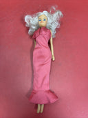 Vintage Mega 1976 Cher Original Pink Halter Doll Dress Fashion Outfit