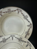 Vintage Taylor Smith & Taylor China with Platinum Trim 5.25" Fruit Bowls/lot 7