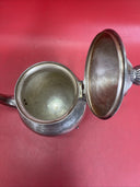 Vintage Birmingham Silver Company BSC Tea/Coffee Pot Silver on Copper
