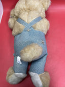 Vintage Kirby Koala Bear 1984 Gibson RARE OUTFIT Overalls Winner 15” Plush Teddy