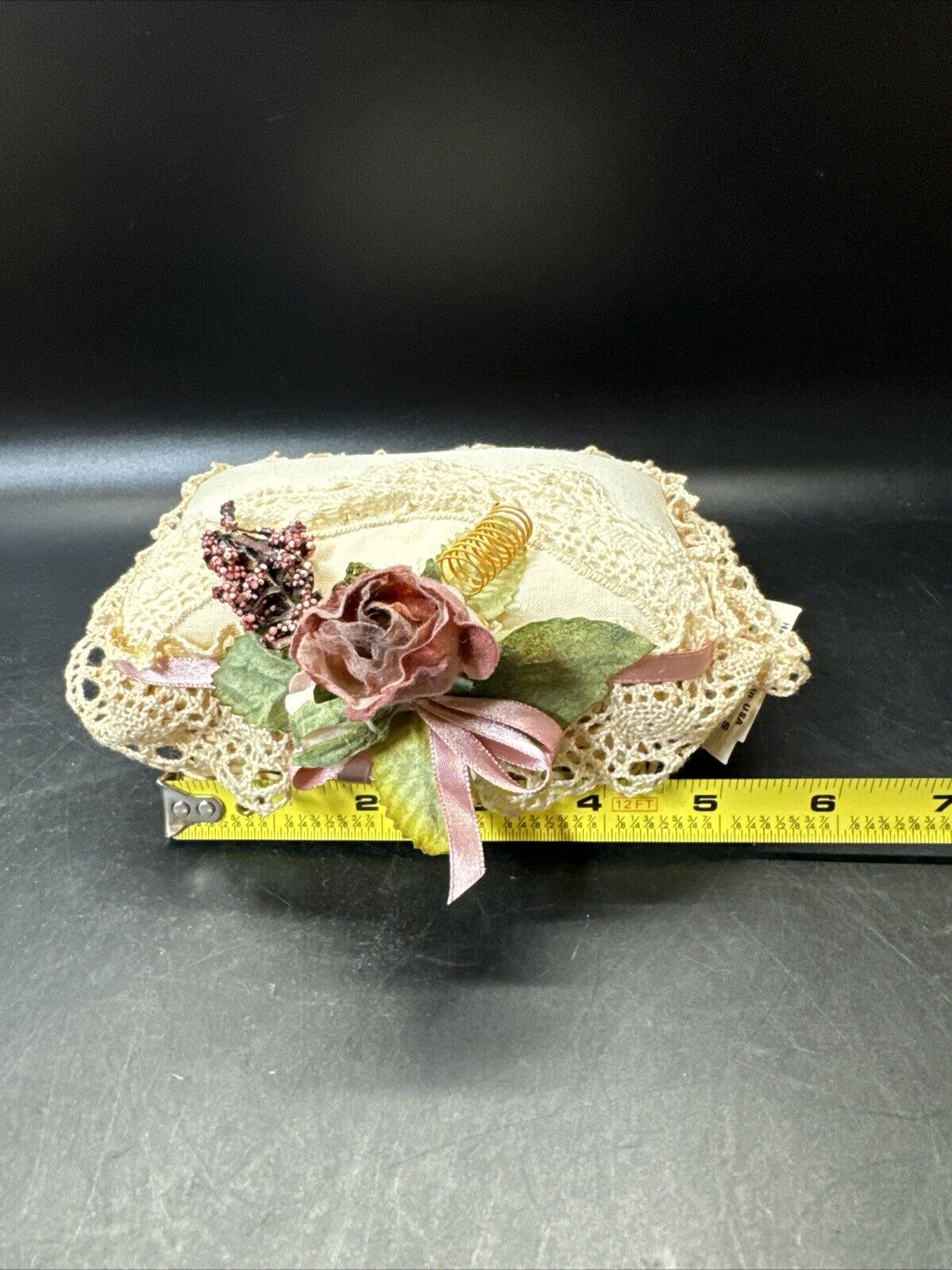 Vintage Handmade Trinket Box/ Lot Of 2