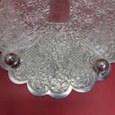 Silver Plate, Patterned Oval Stand, 8 “x 6 “