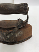 VINTAGE SAD IRON WITH COPPER BASE