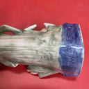 Majolica Swan & Cattails Bud Vase 7” Tall Made in Germany Signed & Numbered