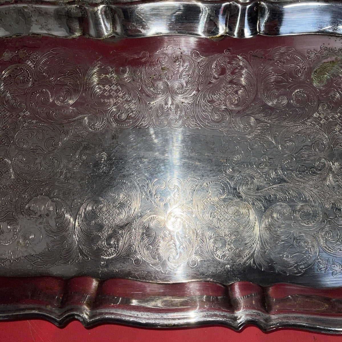 Vintage Oneida Georgian Silver Plated Tray