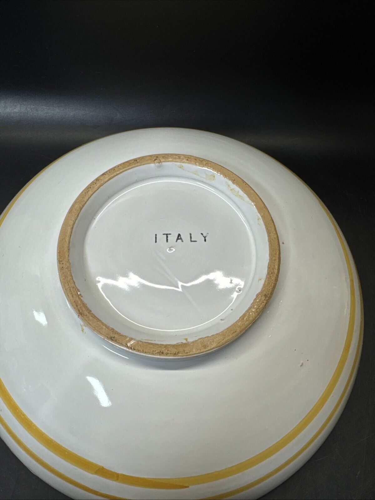 Vintage Floral Serving Bowl 10’/ Italy