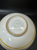 Vintage Floral Serving Bowl 10’/ Italy