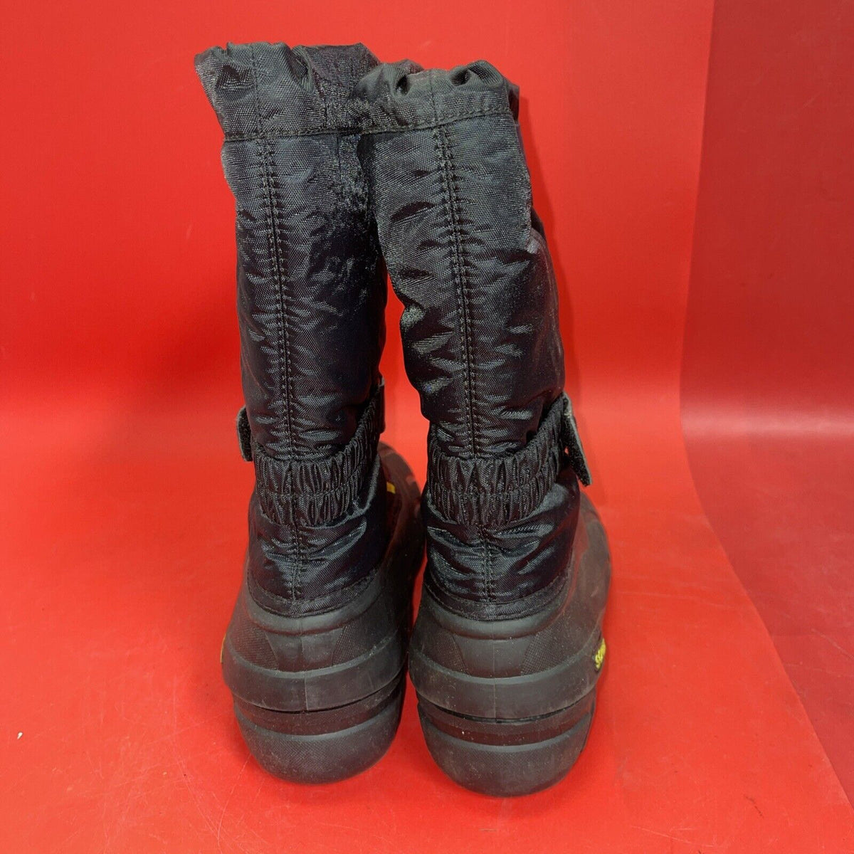 Sorel Womens Black and Yellow Winter Boots Size 7