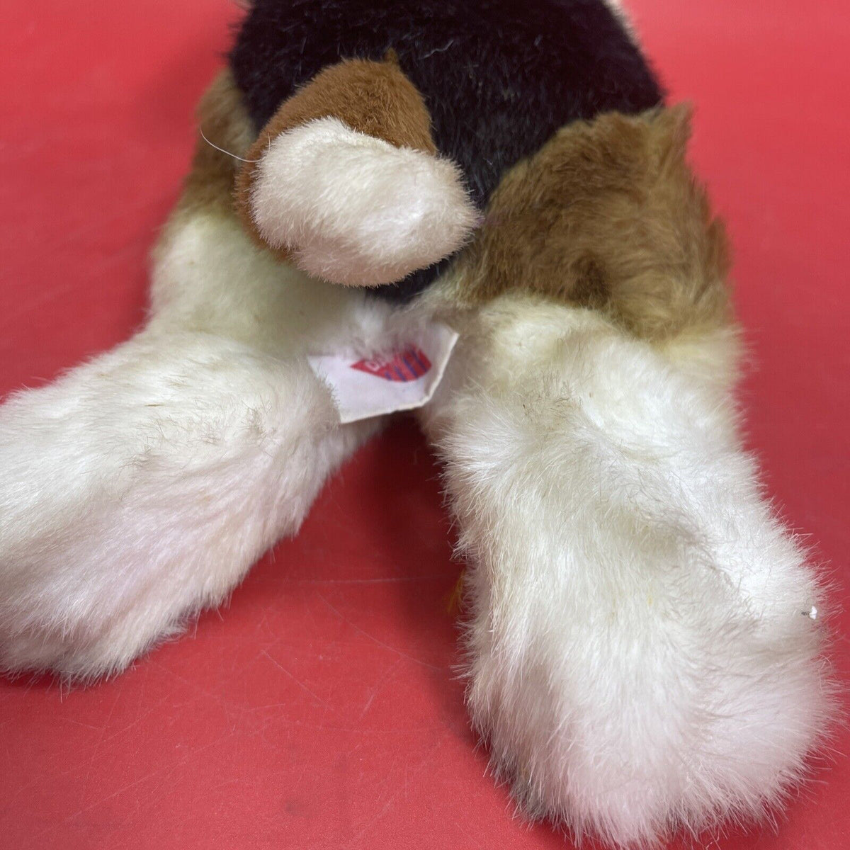 Vintage Dakin Fox Terrier Plush Stuffed Animal Puppy Dog 89