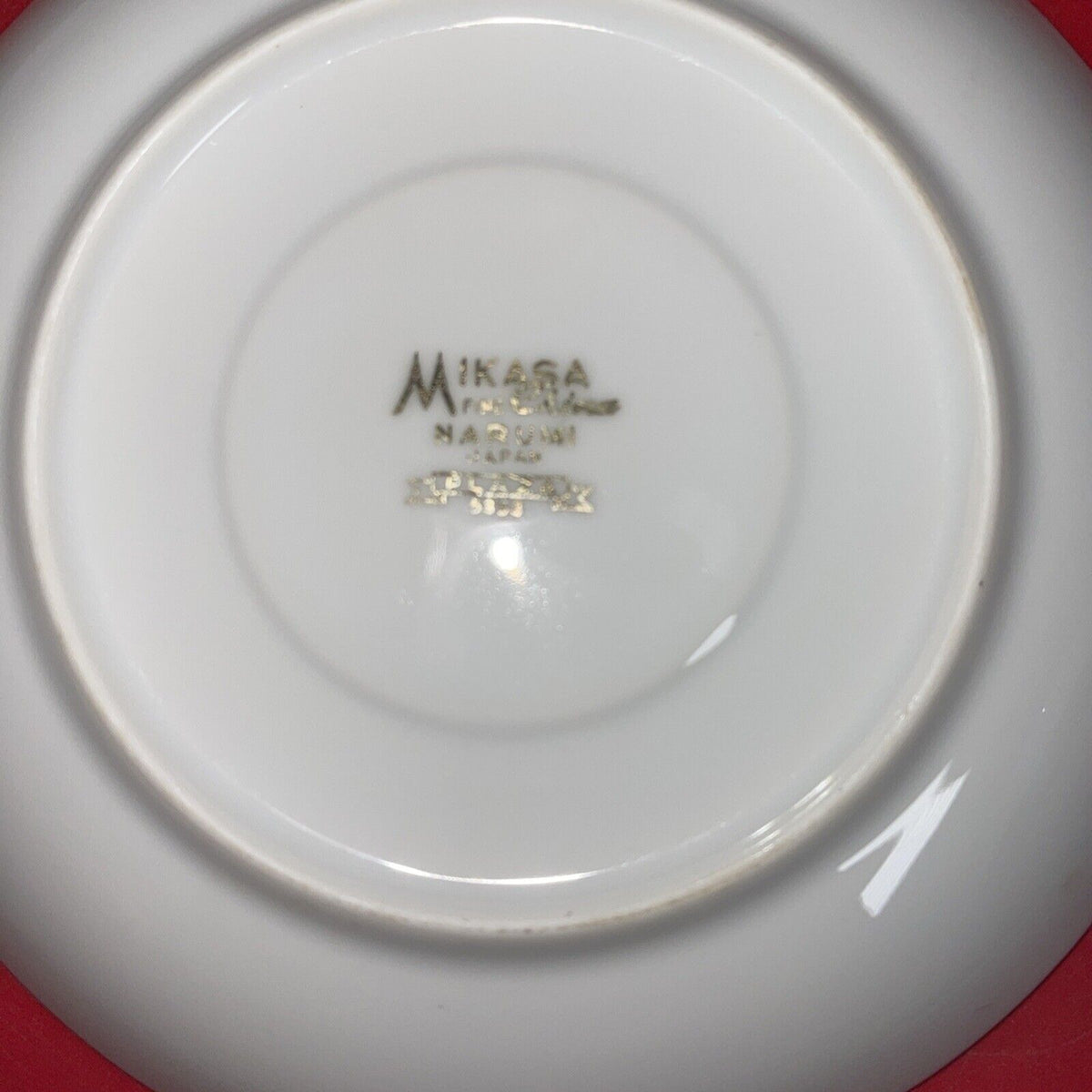 MIKASA Fine China NARUMI "Plaza" 6 CUPS & 6 SAUCERS