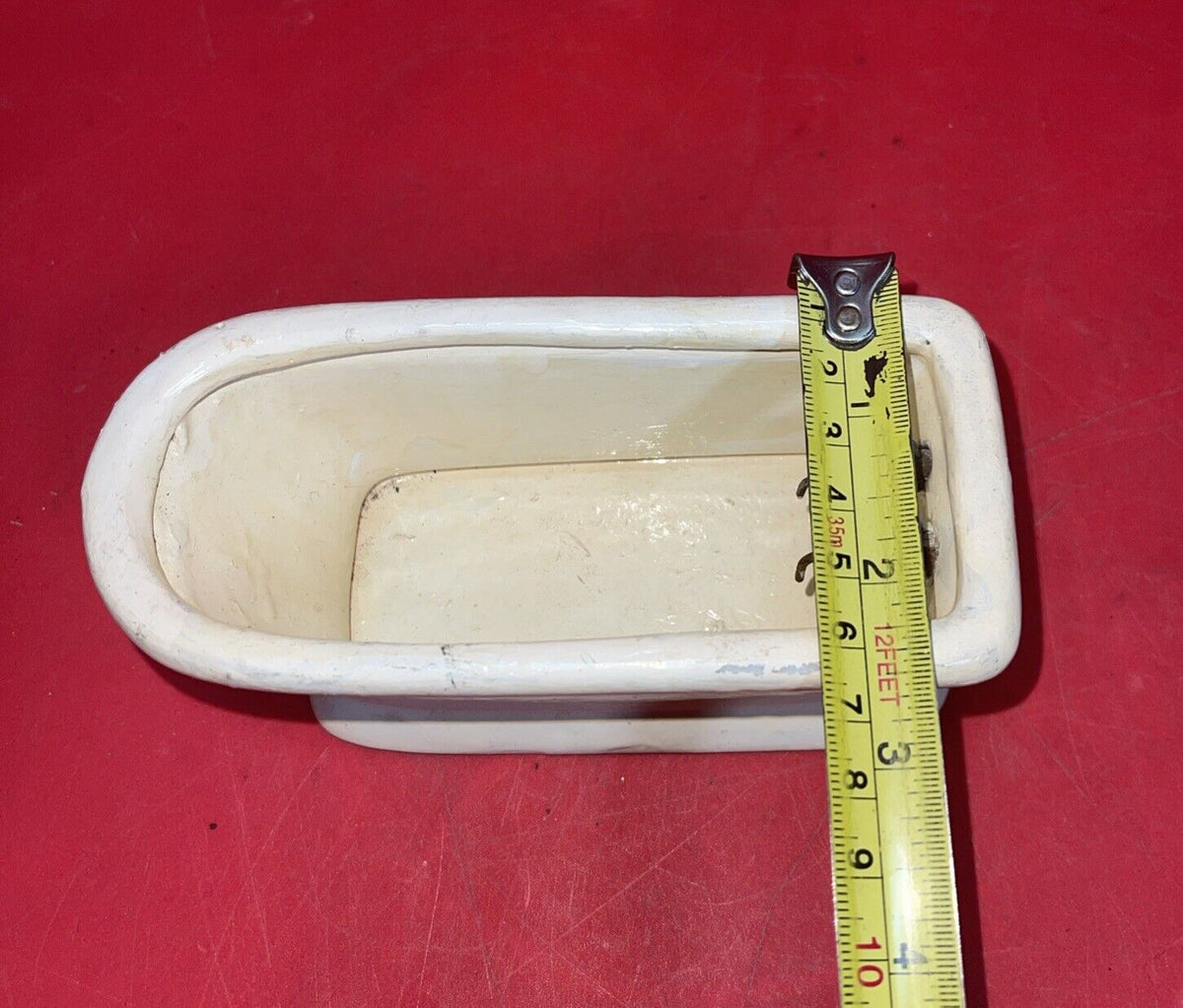 Antique  bath with taps for dolls house