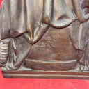 Vintage Regule Statue Signed E.PARTY ? Literary Academic Character