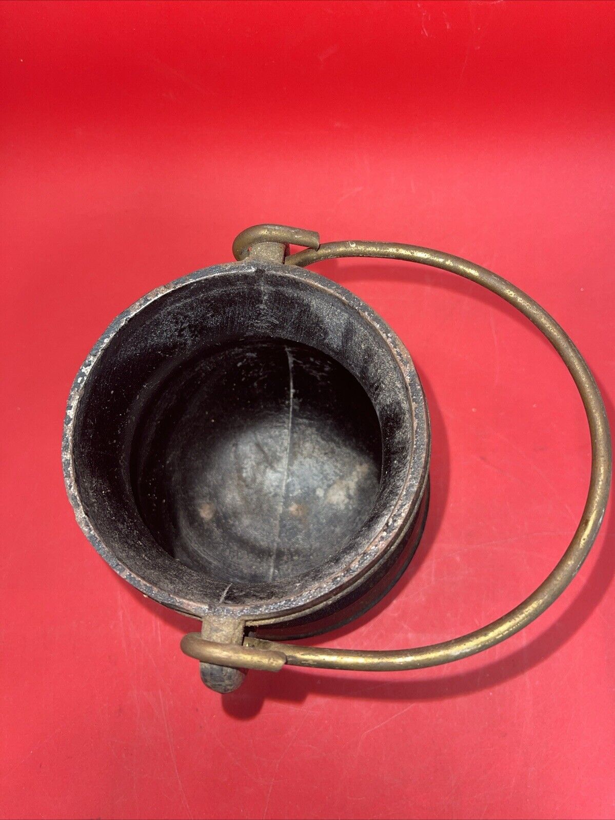 Vintage Cast Iron 3 leg Cauldron Fire Starter Lighter Smudge Pot.