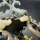 Kirks Folly Secret Of The Seven Angels Wishing Candle Holder Antique Silver-Tone