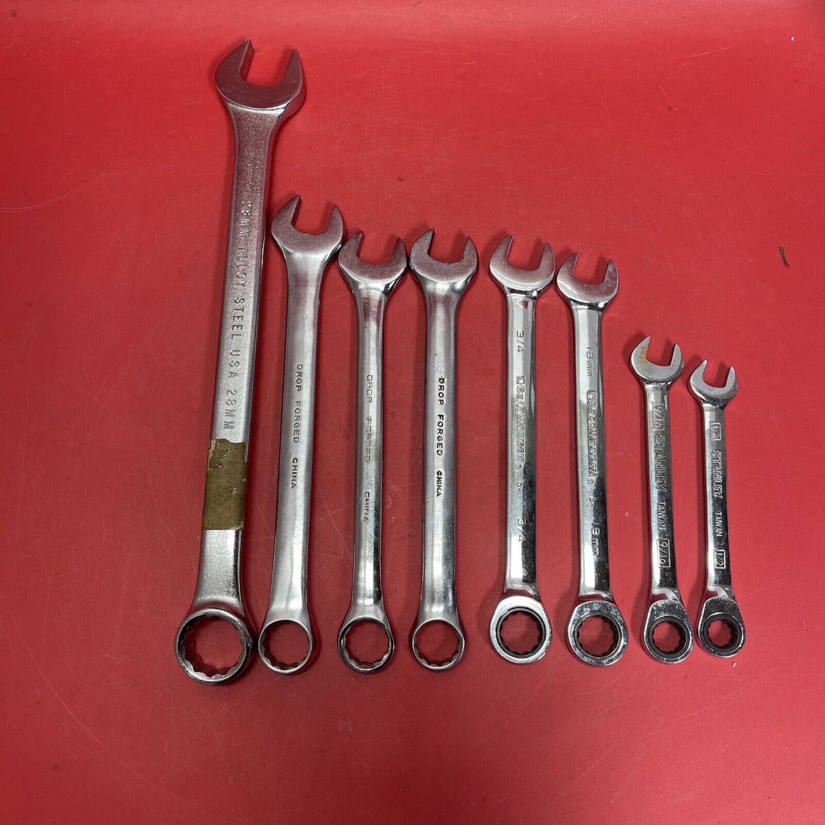 8 piece ratcheting wrench set