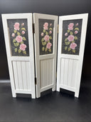 Collections Mini Decor Room Divider White Frosted Floral Dollhouse Set2 Displays