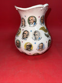 Vintage 1965 Chadwick-Miller Importers US Presidents Pitcher, Japan 5.5” Tall
