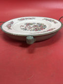 Antique Tree Pattern Warming Plate 9 1/4”