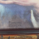 Vintage Religious Picture 1951 Florence Kroger 14”x11” Flame