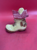 Pottery Bank Old Woman That Lived In A Shoe Vintage 1950's Ceramic