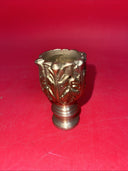 Vintage Brass Candle Holder Cup From Hollywood Regency era Mantel Candle Holder