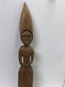 Hand Carved Wooden Statue From The Bahamas 