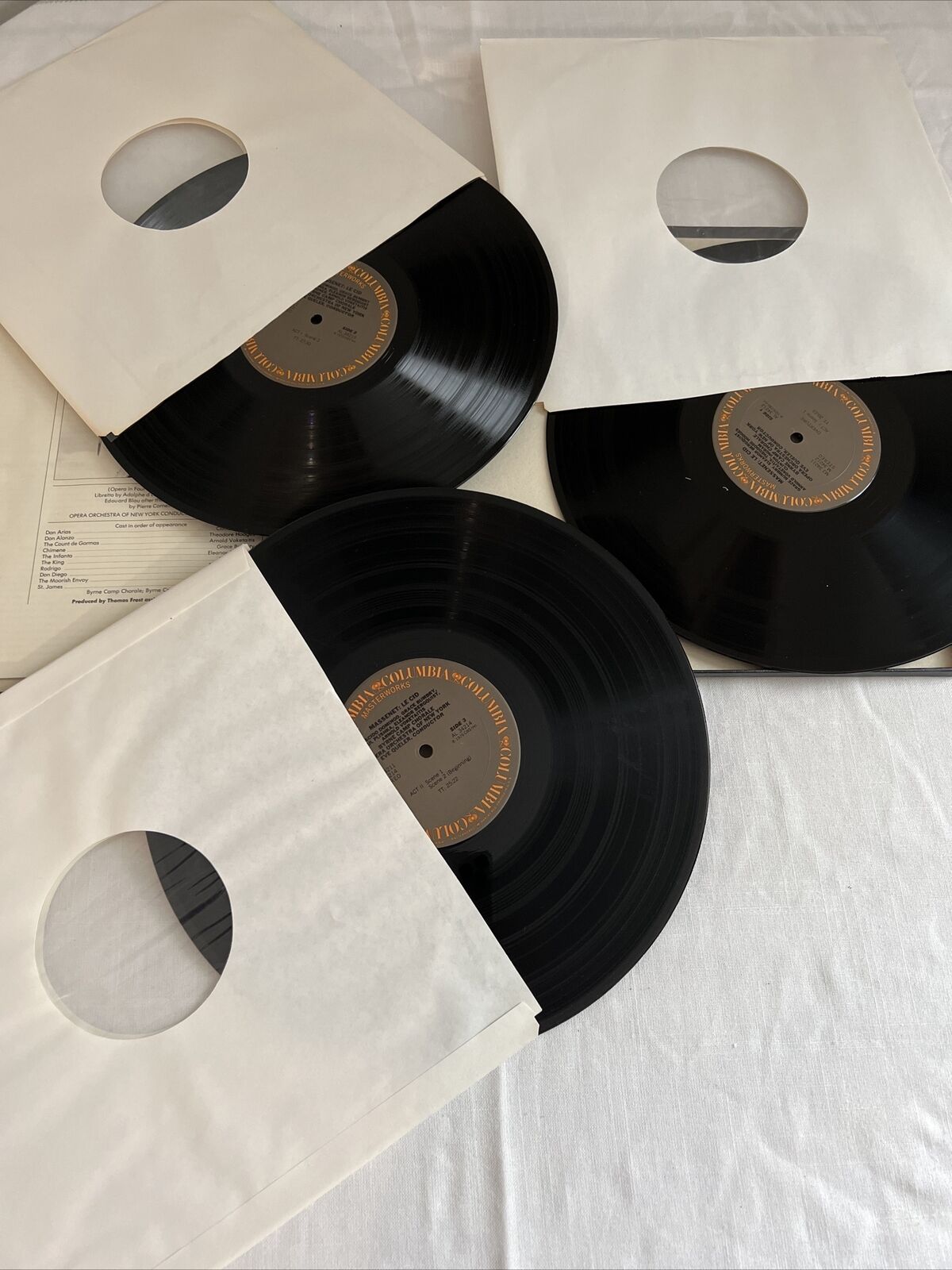 Massenet Le Cid/Domigo & Queler/Columbia Masterworks 3 LP Box Set*