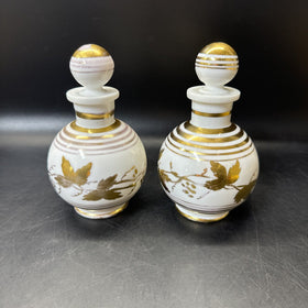 Vintage Mini Perfume Bottles/ Set Of 2