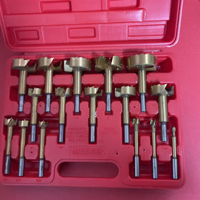 MASTERGRIP 480082 16pc Titanium Plated Bit Set *With Carrying Case