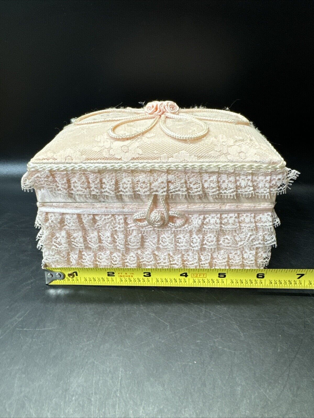 Vintage Handmade Trinket Box/ Lot Of 2