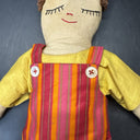 Vintage Handmade Cloth Doll 13”