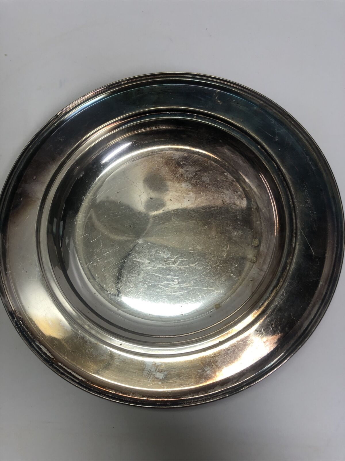 Silver Plate Serving Dish with Makers