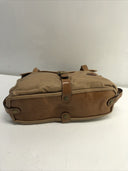 Bettina Light Brown Leather Satchel Handbag