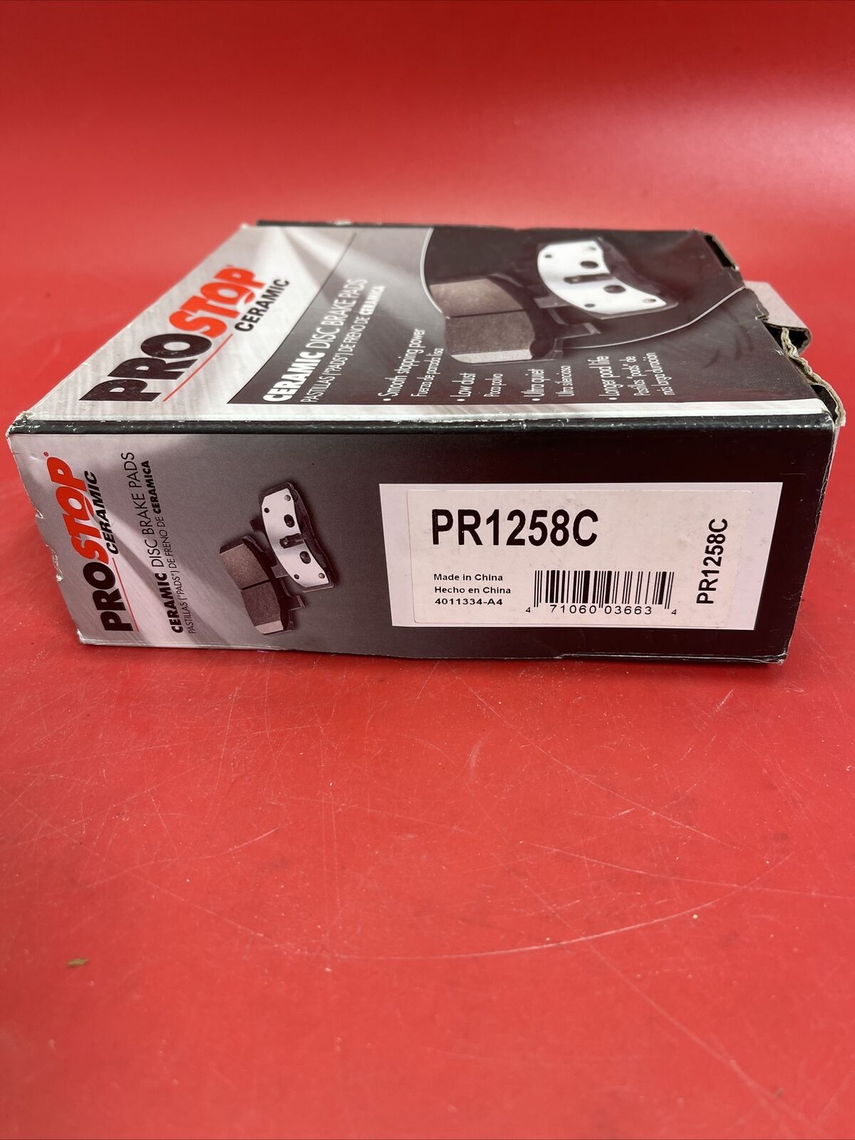 Pro-Stop Ceramic Disk Brake Pads PR1258C