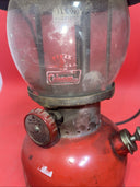 Vintage Red Coleman Model 200A Black Band Lantern