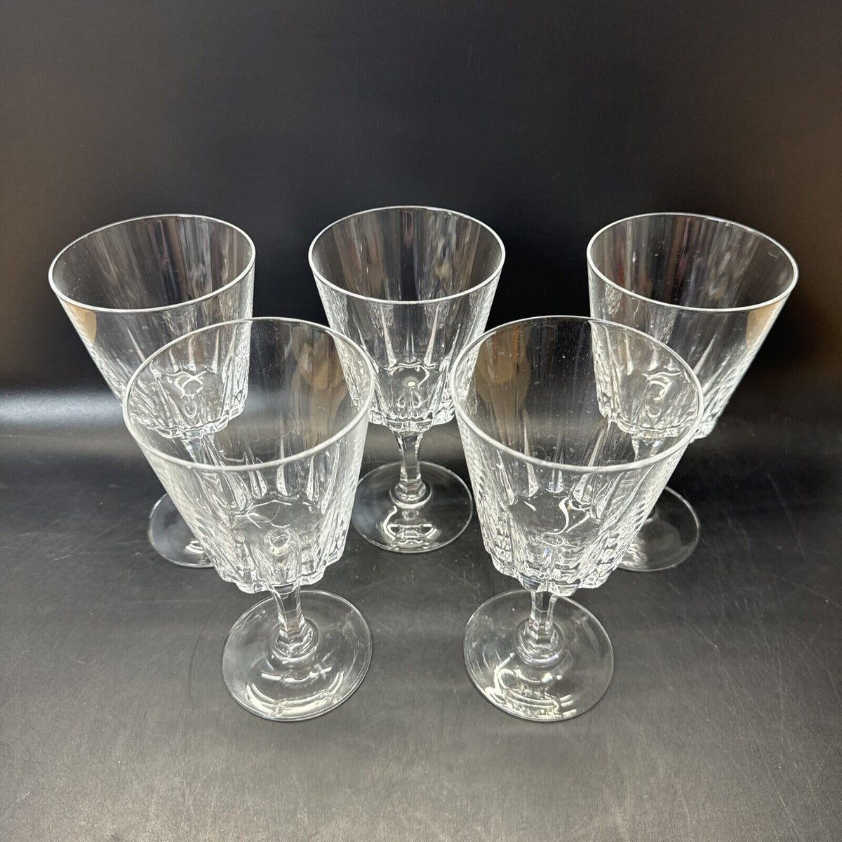 Cristal d'arques cordials Avignon glasses/ Set Of 5